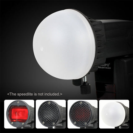 TRIOPO TR-08 Flash Speedlite Honeycomb Magnet Fixing Softbox Kits with 4 x Magnetic Color Filters-garmade.com