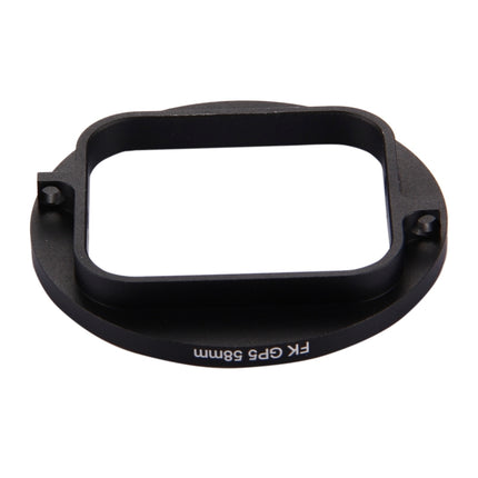 58mm 3 in 1 Round Circle UV Lens Filter with Cap for GoPro HERO7 Black/6 /5-garmade.com