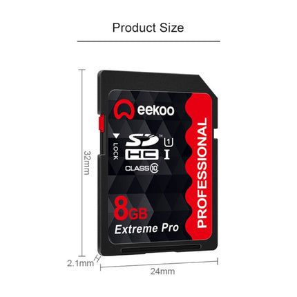 eekoo 8GB High Speed Class 10 SD Memory Card for All Digital Devices with SD Card Slot-garmade.com