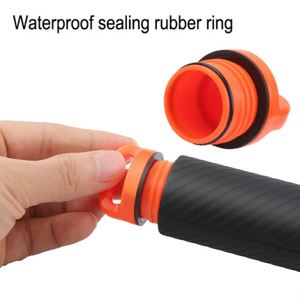 Shutter Trigger + Dome Port Lens Transparent Cover + Floating Hand Grip Diving Buoyancy Stick with Adjustable Anti-lost Strap & Screw & Wrench for GoPro HERO7 /6 /5-garmade.com