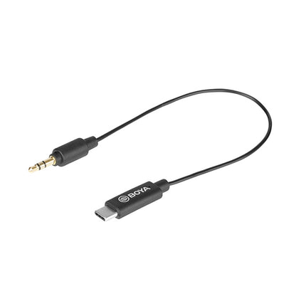 BOYA BY-K2 Type-C to 3.5mm TRS Male Extension Cable-garmade.com