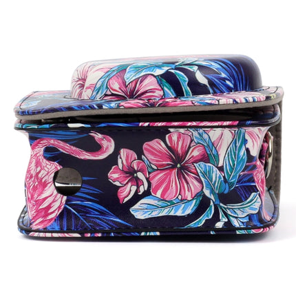 Flamingo Pattern PU Leather Protective Camera Case Bag For FUJIFILM Instax Mini90 Camera-garmade.com