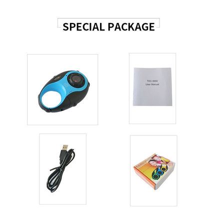 5MP 1.5 inch Color Screen Mini Keychain Type Gift Digital Camera for Children(Blue)-garmade.com
