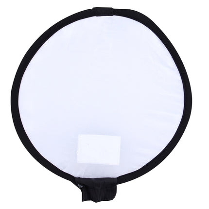 30cm Universal Round Style Flash Folding Soft Box, Without Flash Light Holder(Black + White)-garmade.com