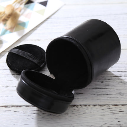Small Lens Case Zippered PU Leather Pouch Box for DSLR Camera Lens, Size: 11x8x8cm(Black)-garmade.com