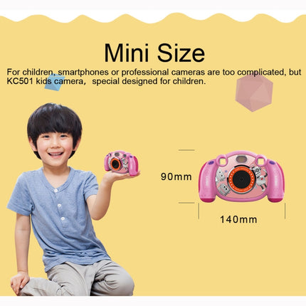 KC501 3 Million Pixels 2.0 inch HD Screen Digital Children Camera (Pink)-garmade.com