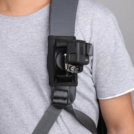 Hook and Loop Fastener Backpack Rec-Mounts Clip Clamp Mount with Screw for GoPro HERO9 Black / HERO8 Black /7 /6 /5 /5 Session /4 Session /4 /3+ /3 /2 /1, DJI Osmo Action, Xiaoyi and Other Action Cameras-garmade.com