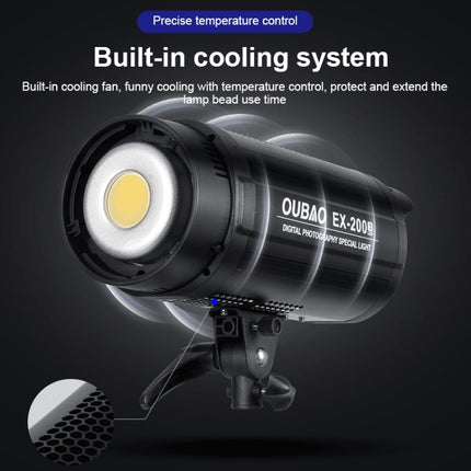 TRIOPO EX-200W Studio Flash Built-in Dissipate Heat System with EX-200III LED Single Light-garmade.com