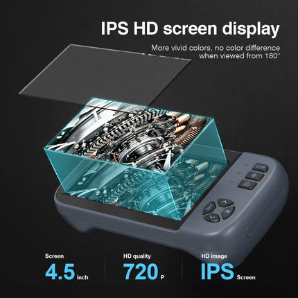 2.0 Million Pixel Dual Lens Industrial Digital Endoscope with 4.5 inch IPS Screen-garmade.com