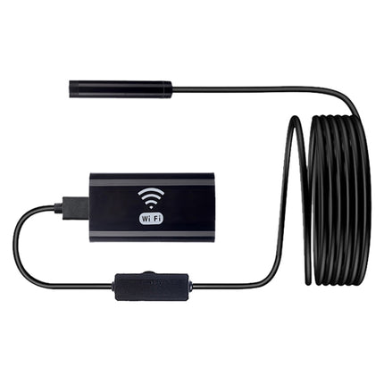 F99 HD Mobile Phone Endoscope, 8mm Waterproof Pipe Endoscope, Wifi Version, Flexible Cord, Length: 3.5m(Black)-garmade.com