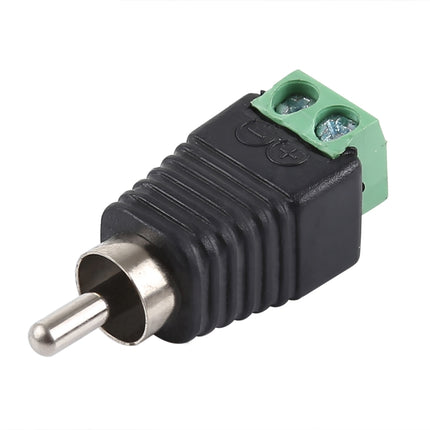 DC Power to RCA Male Adapter Connector-garmade.com