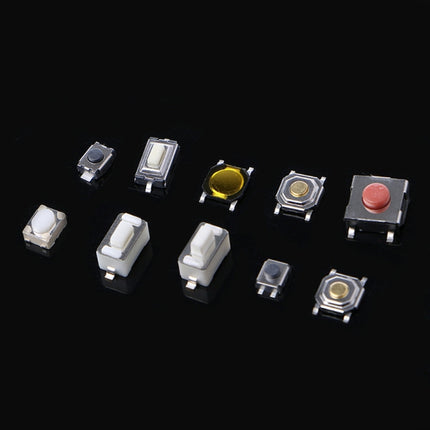 200 PCS Car Remote Control Button Awitch Button Package Patch Tact Switch Button Package-garmade.com