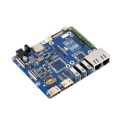 Waveshare Compute Module Dual Gigabit Ethernet Base Board for Raspberry Pi CM4-garmade.com