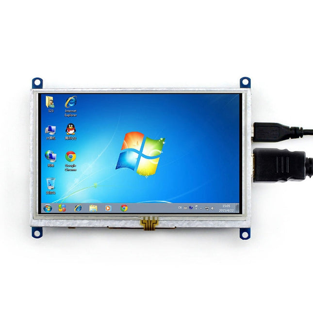 WAVESHARE 5 Inch HDMI LCD (B) 800x480 Touch Screen for Raspberry Pi Supports Various Systems-garmade.com