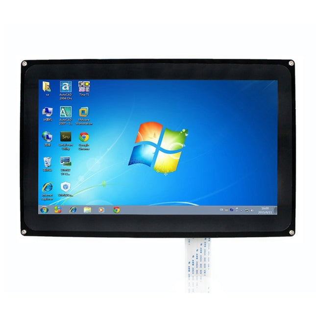 WAVESHARE 10.1inch Resistive Touch Screen LCD, HDMI interface with Case, Supports Multi mini-PCs-garmade.com