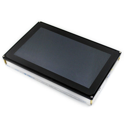 WAVESHARE 10.1inch Resistive Touch Screen LCD, HDMI interface with Case, Supports Multi mini-PCs-garmade.com