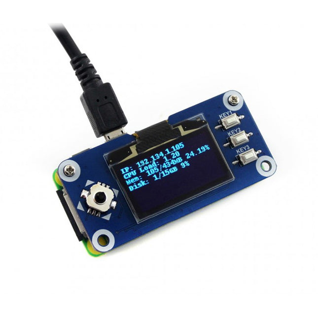 WAVESHARE 128x64 1.3inch OLED Display HAT for Raspberry Pi-garmade.com