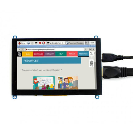 WAVESHARE 5 Inch HDMI LCD (H) 800x480 Touch Screen for Raspberry Pi Supports Various Systems-garmade.com