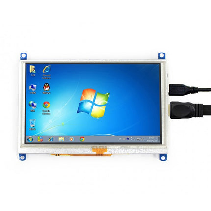WAVESHARE 5 Inch HDMI LCD (G) 800x480 Touch Screen for Raspberry Pi Supports Various Systems-garmade.com