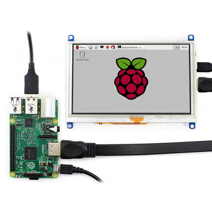 WAVESHARE 5 Inch HDMI LCD (G) 800x480 Touch Screen for Raspberry Pi Supports Various Systems-garmade.com