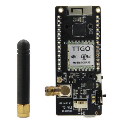 TTGO LORA32 V2.1 ESP32 0.96 inch OLED Bluetooth WiFi Wireless Module 868MHz SMA IP5306 Module with Antenna-garmade.com