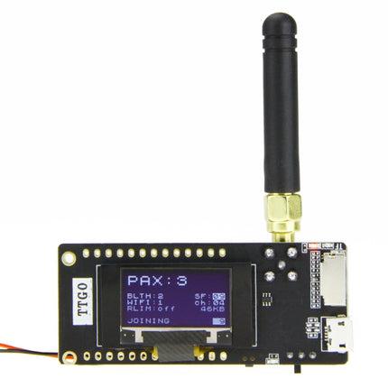 TTGO LORA32 V2.1 ESP32 0.96 inch OLED Bluetooth WiFi Wireless Module 915MHz SMA IP5306 Module with Antenna-garmade.com