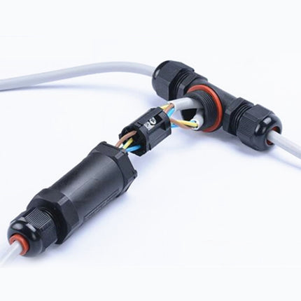 XY25 IP68 Waterproof 3 Pin T-type Cable Connector-garmade.com