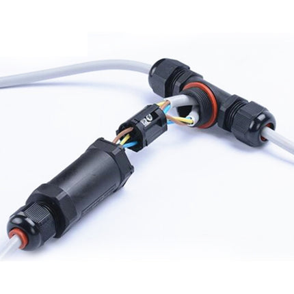 XY25 IP68 Waterproof 5 Pin T-type Cable Connector-garmade.com