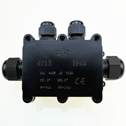 G713 IP68 Waterproof Four-way Junction Box for Protecting Circuit Board-garmade.com