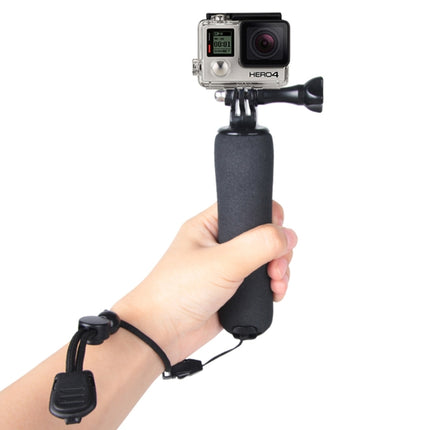 Bobber Floating Handle Grip with Adjustable Anti-lost Strap for GoPro HERO10 Black / HERO9 Black / HERO8 Black / HERO7 /6 /5 /5 Session /4 Session /4 /3+ /3 /2 /1, Insta360 ONE R, DJI Osmo Action and Other Action Cameras(Black)-garmade.com