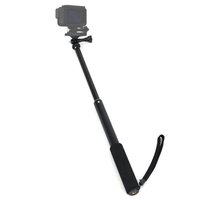 Universal Aluminum Alloy Selfie Stick with Adapter, Length: 31cm-103cm(Black)-garmade.com
