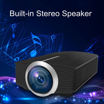 YG510 1200 LUX 800*480 LED Projector HD Home Theater, Support HDMI & VGA & AV & TF & USB-garmade.com