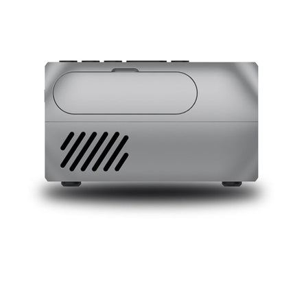 YG320 320*240 Mini LED Projector Home Theater, Support HDMI & AV & SD & USB(Silver)-garmade.com