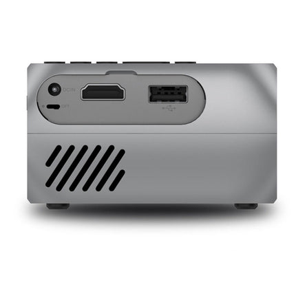 YG320 320*240 Mini LED Projector Home Theater, Support HDMI & AV & SD & USB (Silver)-garmade.com