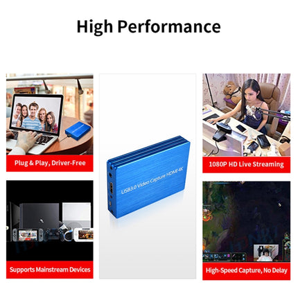 NK-S300 USB 3.0 HDMI 4K HD Video Capture Card Device-garmade.com
