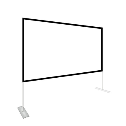 Outdoor Bracket Folding Polyester Projector Film Curtain, Size:84 inch (16:9)-garmade.com