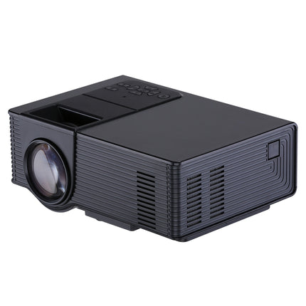 VS-314 Mini Projector 1500ANSI LM LED 800x480 WVGA Multimedia Video Projector, Support VGA / HDMI / USB / TF Card / AV /TV Interfaces, Projecting Distance: 1.2-5m-garmade.com