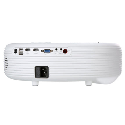 Cheerlux CL760 4000 Lumens 1920x1080 1080P HD Smart Projector, Support HDMI x 2 / USB x 2 / VGA / AV(White)-garmade.com
