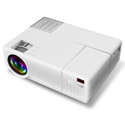 Cheerlux CL770 4000 Lumens 1920 x 1080P Full HD Smart Projector, Support HDMI x 2 / USB x 2 / VGA / AV (White)-garmade.com