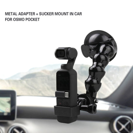 Sunnylife OP-Q9199 Metal Adapter + Car Suction Cup for DJI OSMO Pocket-garmade.com
