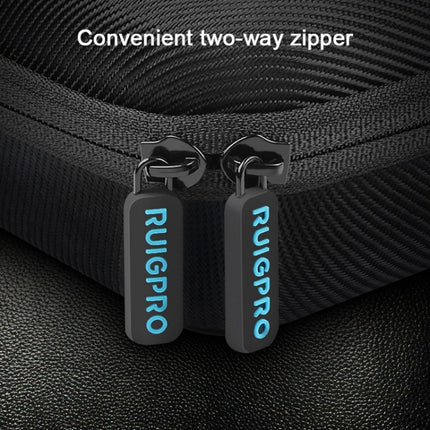 RUIGPRO Shockproof Waterproof Portable Case Box for DJI Osmo Action, Size: 33.5cm x 22.7cm x 6.3cm(Black)-garmade.com