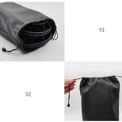 STARTRC Portable Blade Guard PU Storage Bag for DJI Mavci Mini Drone (Black)-garmade.com