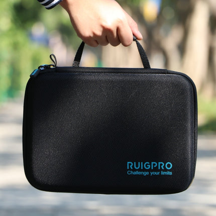 RUIGPRO Oxford Waterproof Storage Box Case Bag for DJI OSMO Pocket Gimble Camera / OSMO Action, Size: 24x16.5x8cm (Black)-garmade.com