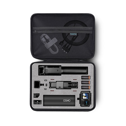 RUIGPRO Oxford Waterproof Storage Box Case Bag for DJI OSMO Pocket Gimble Camera / OSMO Action, Size: 30.2x20.8x7.2cm (Black)-garmade.com