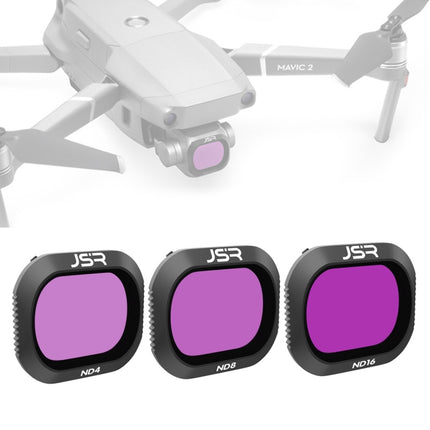 JSR Drone 3 in 1 ND4+ND8+ND16 Lens Filter for DJI MAVIC 2 Pro-garmade.com
