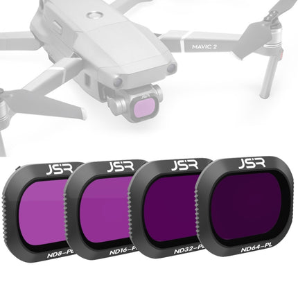 JSR Drone 4 in 1 ND8PL+ND16PL+ND32PL+ND64PL Lens Filter for DJI MAVIC 2 Pro-garmade.com