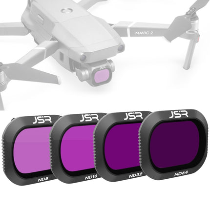 JSR Drone 4 in 1 ND8+ND16+ND32+ND64 Lens Filter for DJI MAVIC 2 Pro-garmade.com