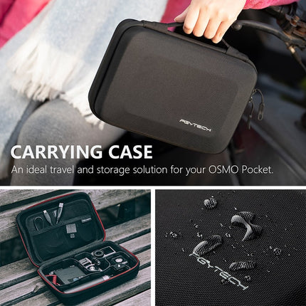 PGYTECH P-11B-027 Tripod Backpack Clip Storage Bag Travel Kit for DJI Osmo Action-garmade.com