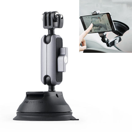 PGYTECH P-GM-132 Action Camera Suction Cup Phone Holder for DJI Osmo Action & GoPro 8/7(Silver)-garmade.com