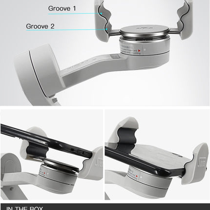 STMAKER Handheld Gimbal Quick Release Magnetic Buckle Clamp Expansion Bracket for DJI OM4-garmade.com